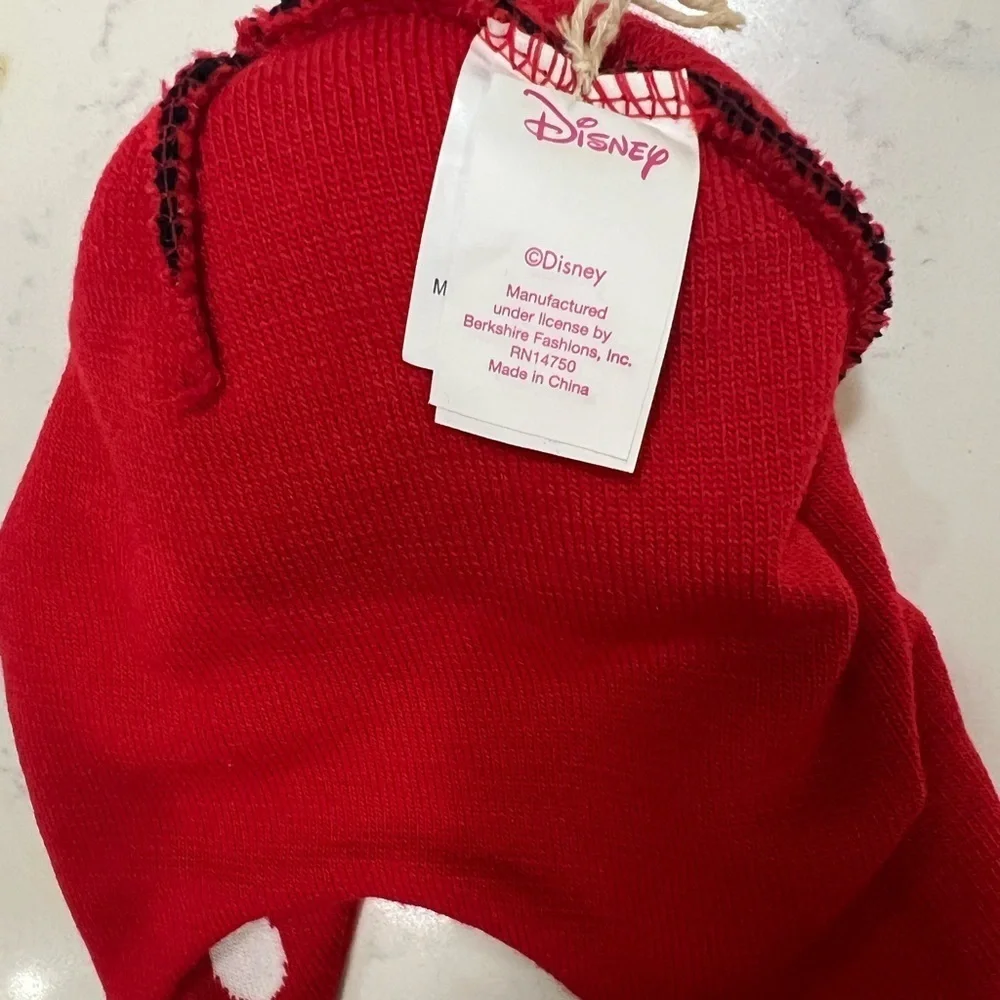 Kids Black and Red Polka Dot Ear Hat